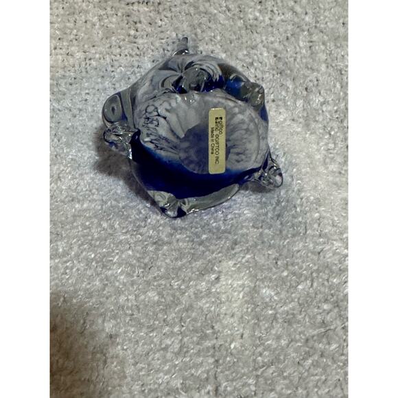 Glass Handcrafted Penguins Paperweight 1990’s - Picture 6 of 6